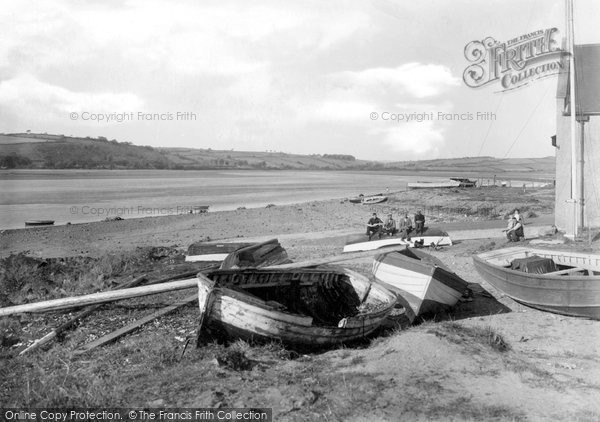 Photo of Ferryside, Beach And Lifeboat House 1937
