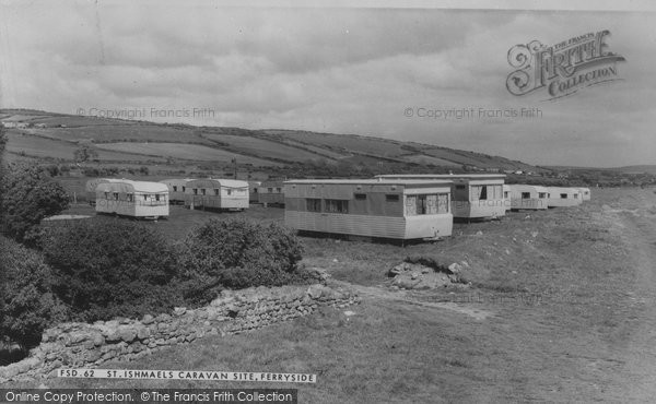 Photo of Ferryside, St Ishmaels Caravan Site c.1960