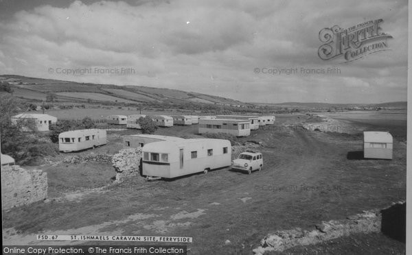 Photo of Ferryside, St Ishmaels Caravan Site c.1960