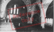 St Thomas' Church Interior c.1965, Ferryside
