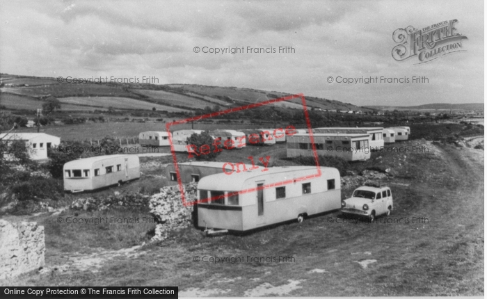 Photo of Ferryside, The Caravan Site c.1965
