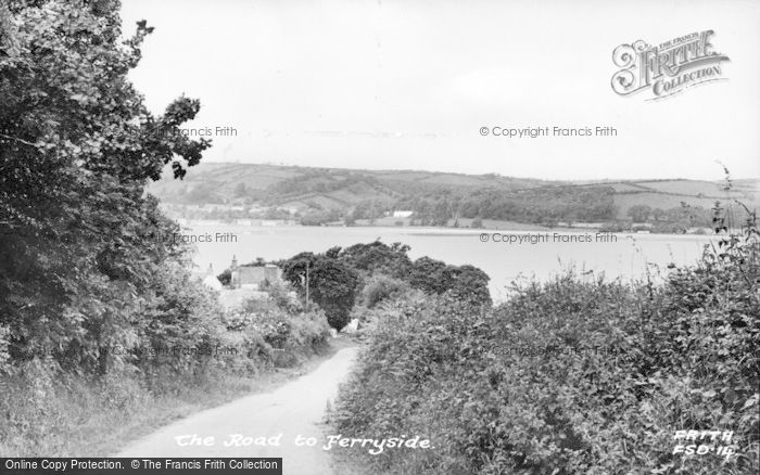 Photo of Ferryside, The Road To The Town c.1955