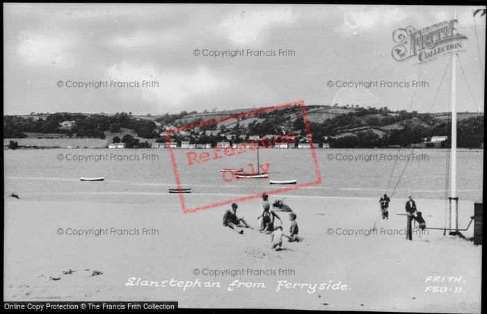 Photo of Ferryside, The View Towards Llanstephan c.1950