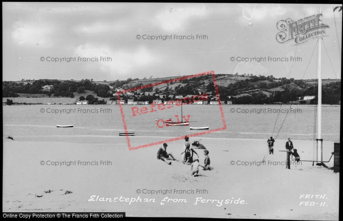 Photo of Ferryside, The View Towards Llanstephan c.1950