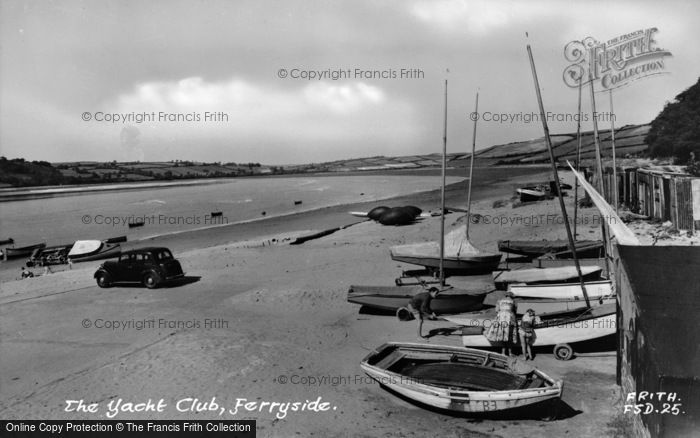 Photo of Ferryside, The Yacht Club c.1955