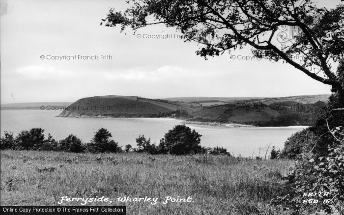 Photo of Ferryside, Wharley Point c.1955
