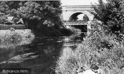 River Mole And Bridge c.1965, Fetcham
