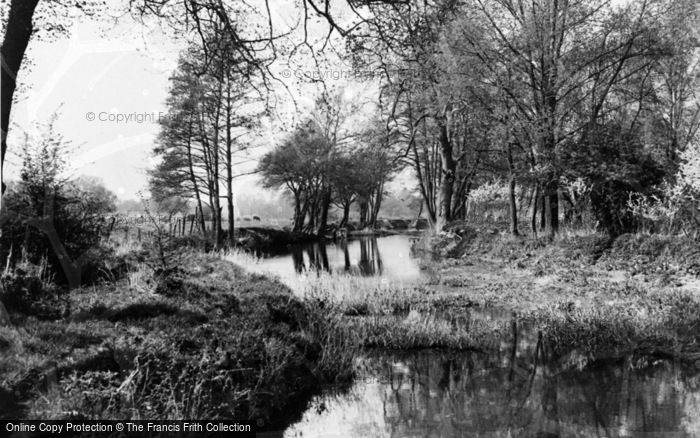 Photo of Fetcham, River Mole c.1955