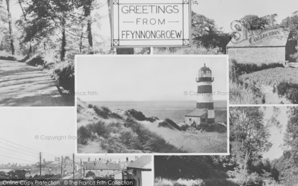Photo of Ffynnongroyw, Composite c.1955