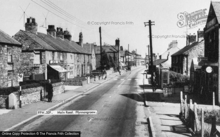 Photo of Ffynnongroyw, Main Road c.1965