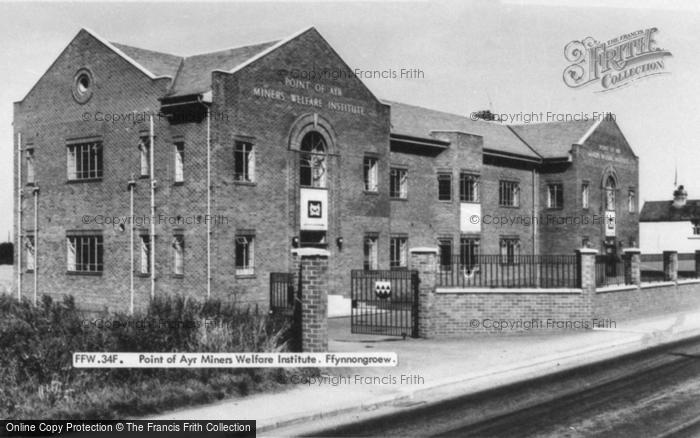 Photo of Ffynnongroyw, The Miners Welfare Institute c.1965