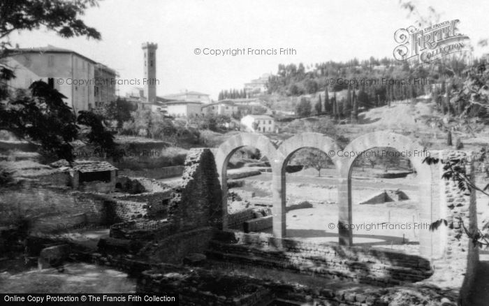 Photo of Fiesole, Roman Baths c.1930