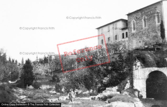 Photo of Fiesole, View From Roman Theatre c.1930