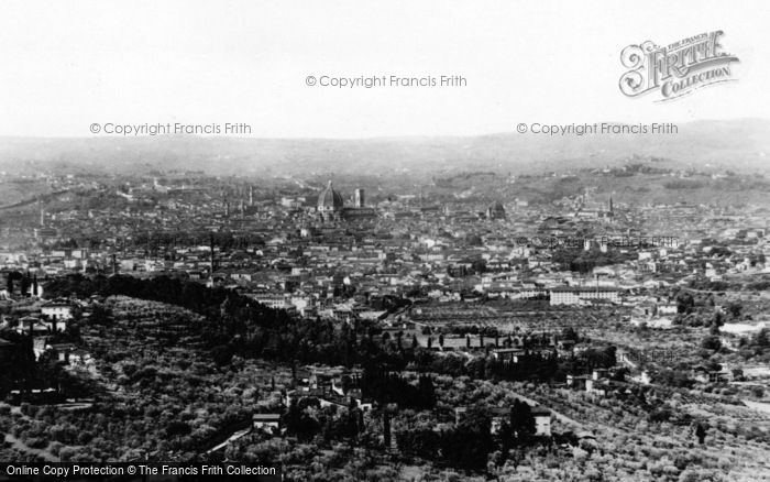 Photo of Fiesole, View Towards Florence c.1930