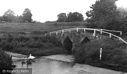 The Packhorse Bridge c.1955, Fifehead Neville