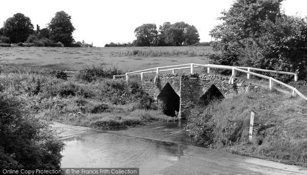 Photo of Fifehead Neville, The Packhorse Bridge c.1960