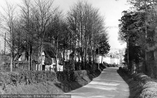 Photo of Figheldean, Ablington Road c1955