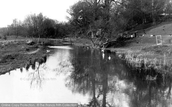 Photo of Figheldean, River Avon c1955