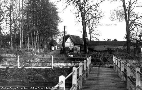 Photo of Figheldean, View From The Bridge c.1955