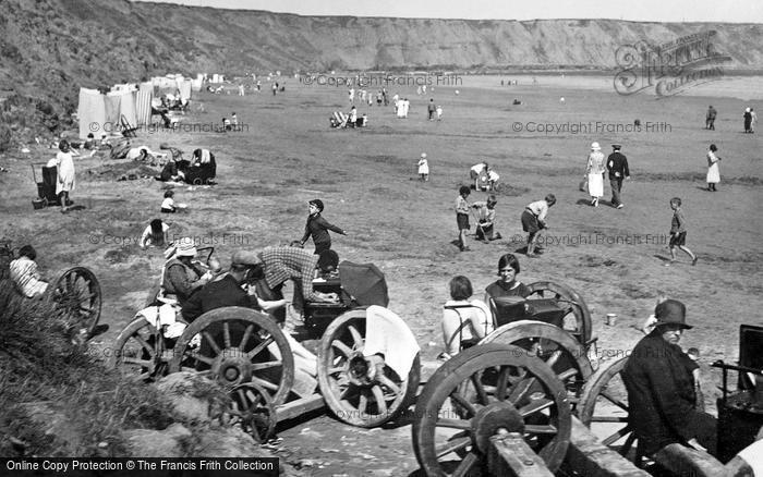 Photo of Filey, Beach Tents c.1932