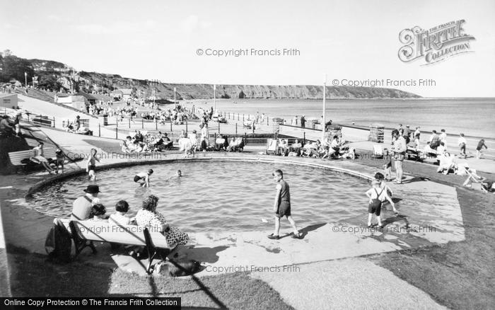 Photo of Filey, Boating Pool c.1960