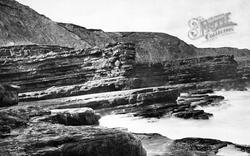 Brigg, Cliffs Near Big Cave c.1881, Filey