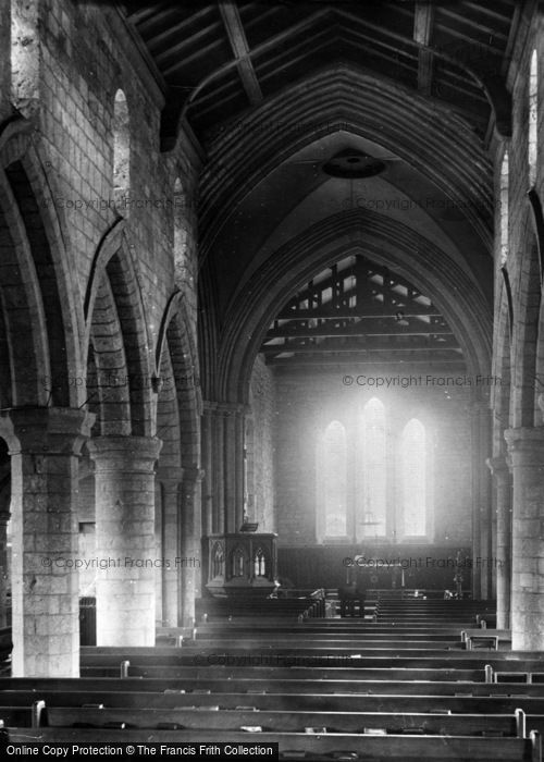 Photo of Filey, Church Interior East 1890