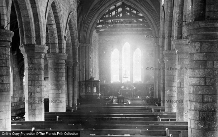 Photo of Filey, Church, Interior East 1890