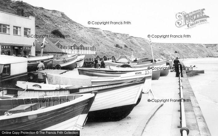 Photo of Filey, Coble Landing c.1960