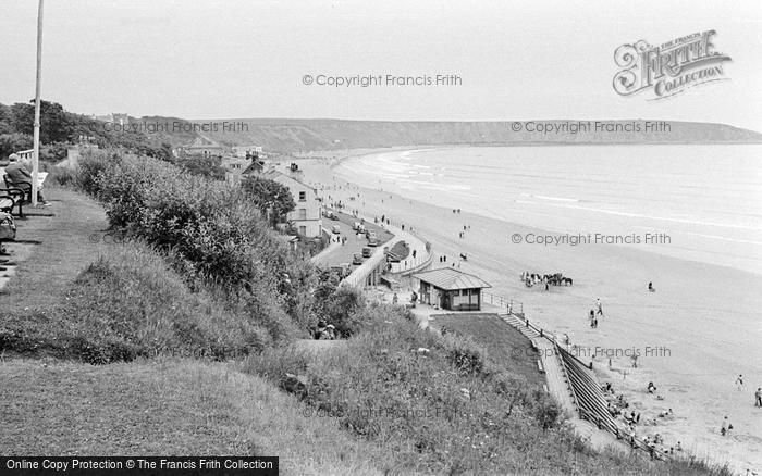 Photo of Filey, From Cliff Top 1951