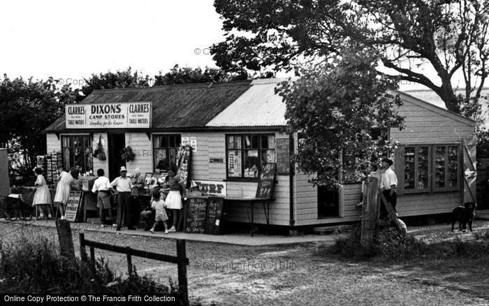 Photo of Filey, Lowfield Farm Camp Stores c.1955