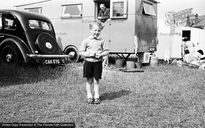 Photo of Filey, Primrose Valley, A Little Boy 1951