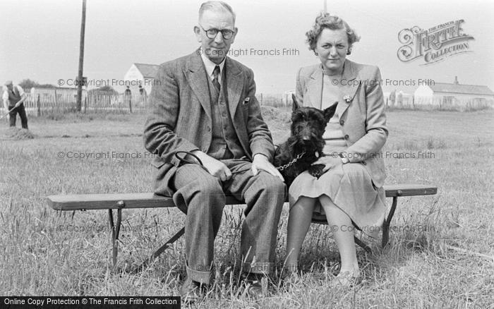 Photo of Filey, Primrose Valley, Holidaymakers 1951