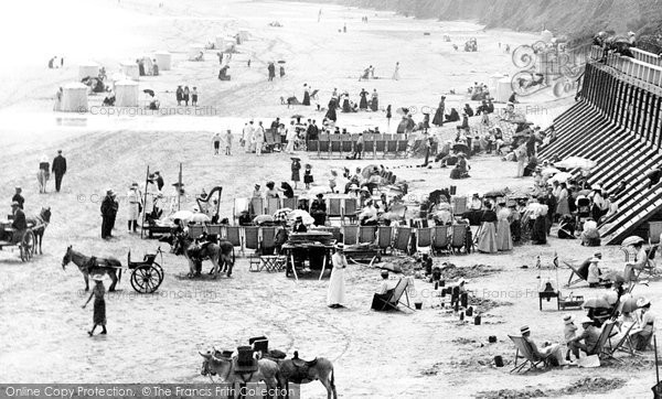 Photo of Filey, Sands 1901