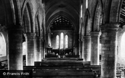 St Oswald's Church, Interior 1891, Filey