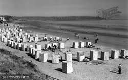 The Bathing Tents And Beach 1950, Filey