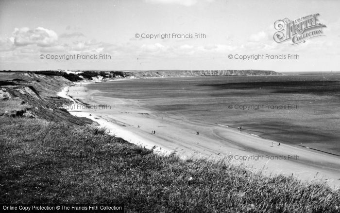Photo of Filey, The Bay, From Primrose Valley c.1960