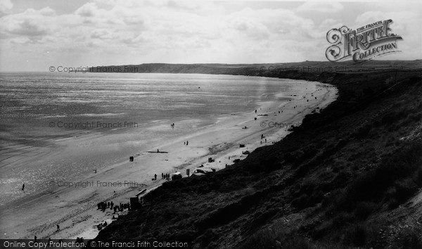 Photo of Filey, The Bay, From Primrose Valley c.1960