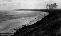 The Bay, From Primrose Valley c.1960, Filey