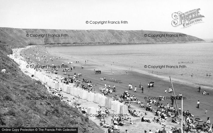 Photo of Filey, The Beach c.1955
