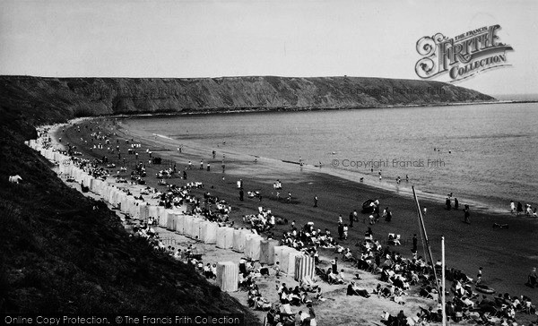 Photo of Filey, The Beach c.1955