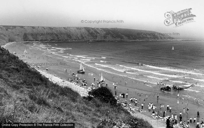 Photo of Filey, The Beach c.1960