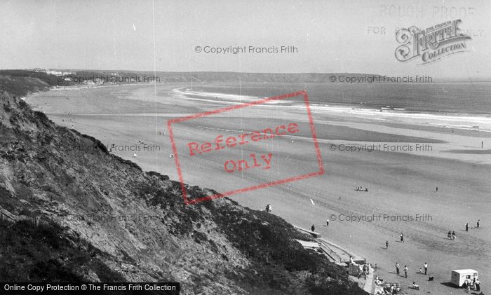 Photo of Filey, The Beach From The Cliffs c.1960