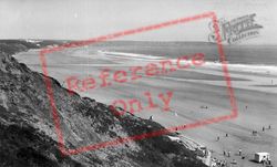 The Beach From The Cliffs c.1960, Filey