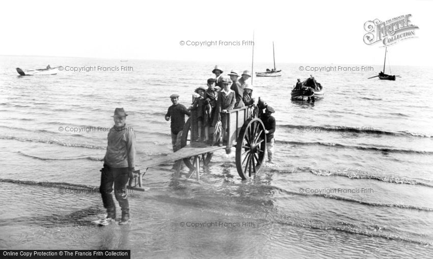 Filey, the Boat Cart 1927