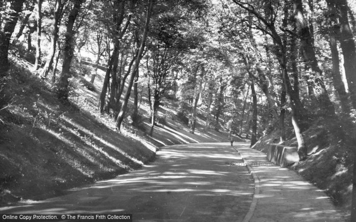 Photo of Filey, The Ravine 1950