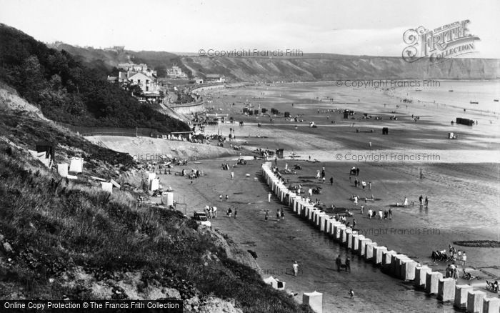 Photo of Filey, The Sands And Bathing Tents 1927