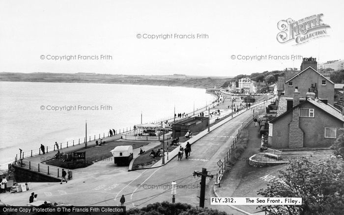 Photo of Filey, The Seafront c.1960