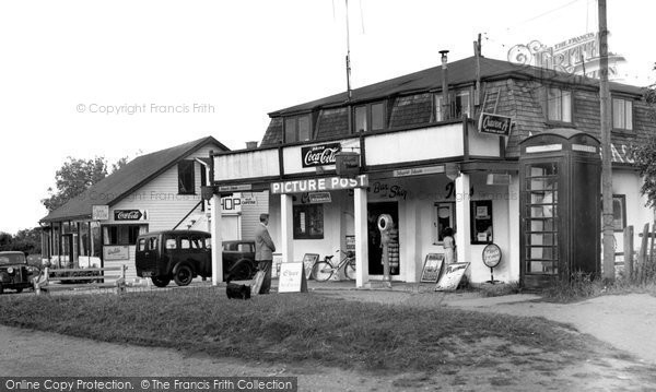 Photo of Filey, The Shop And Cafe, Primrose Valley c.1955