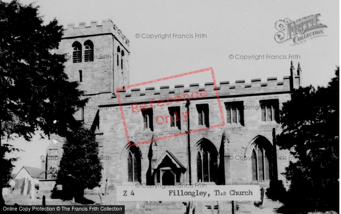 Photo of Fillongley, The Church c.1955